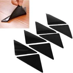 ASUPERMALL Tapis Antiderapant Autocollant Reutilisable Antiderapante Fixe Tapis Tapis Triangle Tapis Impermeable Grippers -Tapis et paillasson Soldes 34958516 3