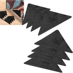 ASUPERMALL Tapis Antiderapant Autocollant Reutilisable Antiderapante Fixe Tapis Tapis Triangle Tapis Impermeable Grippers -Tapis et paillasson Soldes 34958516 4