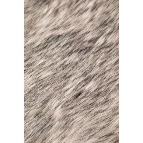 Tapis En Fausse Fourrure Synthétique Mister SKLUM Cuir Synthétique - Grey 4 Tapis En Fausse Fourrure Synthétique Mister SKLUM Cuir Synthétique - Grey – Image 4