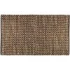 ATMOSPHERA, CRÉATEUR D'INTÉRIEUR Tapis Croisillon Jute 90x150 Cm - Noir