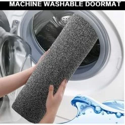 Kueatily Tapis Entrée Intérieur Porte Paillasson Cuisine Antidérapant Tapis Bienvenue De Maison, Lavable & Ultra Absorbant Lave-Linge Applicable, 42*67cm (Noir) 8 Kueatily Tapis Entrée Intérieur Porte Paillasson Cuisine Antidérapant Tapis Bienvenue De Maison, Lavable & Ultra Absorbant Lave-Linge Applicable, 42*67cm (Noir) -Tapis et paillasson Soldes 35124731 4