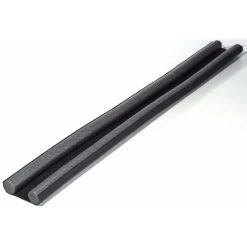 Ellen Bas De Porte à Glisser Textile (bourrelet) ELLEN, L.95 Cm Gris Anthracite