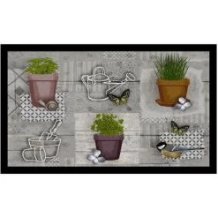 Tapis Patio Avec Bor Pot Fleur45x75 - MERCURY