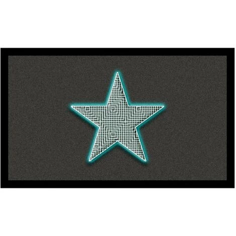 Tapis Patio Avec Bor Etoile 45x75 - MERCURY 1 Tapis Patio Avec Bor Etoile 45x75 - MERCURY