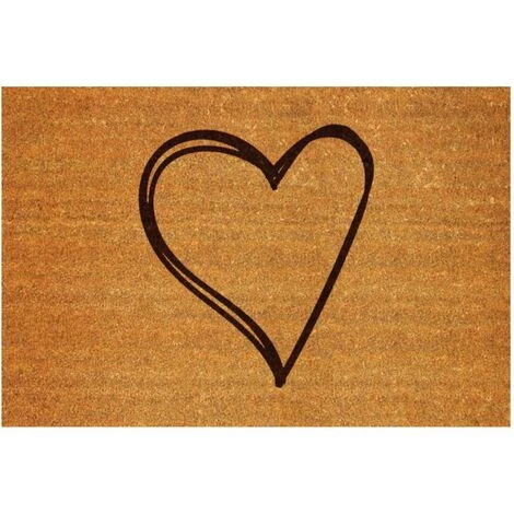 Tapis Country Faux Coco Heart55x70 - MERCURY 1 Tapis Country Faux Coco Heart55x70 - MERCURY