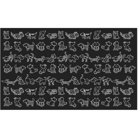 Tapis Velvet Cien Et Chat 45x75 - MERCURY 1 Tapis Velvet Cien Et Chat 45x75 - MERCURY