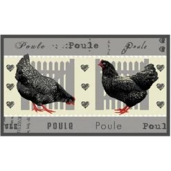Tapis Velvet Poule 2 45x75cm Sur Cintre - MERCURY
