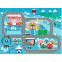 Tapis Velvet Kid Road 60x80cm Sur Cintre - MERCURY