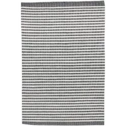 THE HOME DECO FACTORY Tapis Antidérapant à Rayures 40 X 60 Cm Gris - Gris