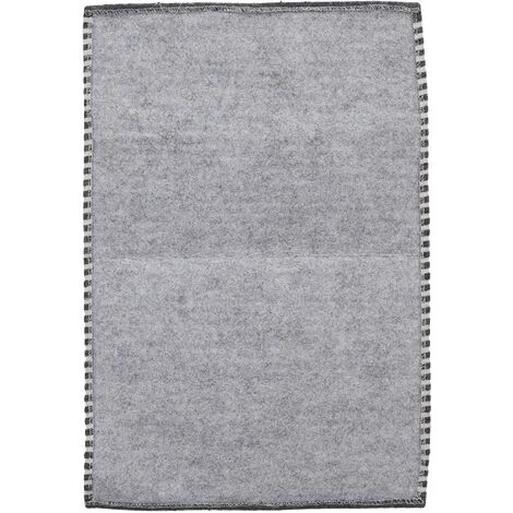 THE HOME DECO FACTORY Tapis Antidérapant à Rayures 40 X 60 Cm Gris - Gris 4 THE HOME DECO FACTORY Tapis Antidérapant à Rayures 40 X 60 Cm Gris - Gris – Image 4