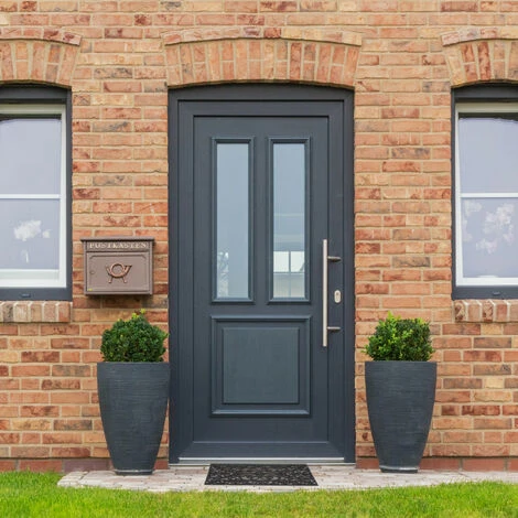 Relaxdays Paillasson Caoutchouc, 40x60 Cm, Antidérapant, Résistant Aux Intempéries, Intérieur Et Extérieur, Tapis, Noir 4 Relaxdays Paillasson Caoutchouc, 40x60 Cm, Antidérapant, Résistant Aux Intempéries, Intérieur Et Extérieur, Tapis, Noir – Image 4