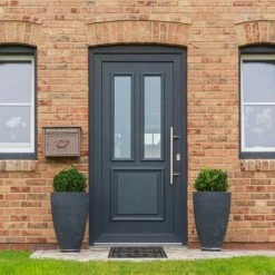 Relaxdays Paillasson Caoutchouc, 40x60 Cm, Antidérapant, Résistant Aux Intempéries, Intérieur Et Extérieur, Tapis, Noir -Tapis et paillasson Soldes 35400994 4