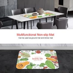 Tapis Antiderapant Polyvalent Decdeal, Resistant A L'humidite, Absorbant L'eau, Tapis Antiderapant De Bureau Epaissi, Design,400 * 600 Mm - 400 * 600 Mm 9 Tapis Antiderapant Polyvalent Decdeal, Resistant A L'humidite, Absorbant L'eau, Tapis Antiderapant De Bureau Epaissi, Design,400 * 600 Mm - 400 * 600 Mm -Tapis et paillasson Soldes 35419924 5