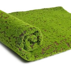 BRIDAY Tapis De Mousse Artificielle Fausse Herbe Gazon Plantes De Pelouse Lichen Pour La Maison Jardin Patio Décoration De Bricolage (Point De Café)