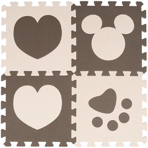 Aqrau Tapis De Sol Pour Enfants Micha Couleur 12 Pièces (Mickey / Love / Dog Paw / Petal / Five-branches Star-2 Pieces) 3 Aqrau Tapis De Sol Pour Enfants Micha Couleur 12 Pièces (Mickey / Love / Dog Paw / Petal / Five-branches Star-2 Pieces) – Image 3