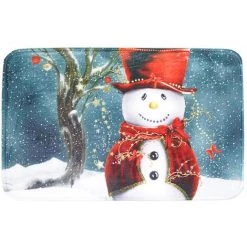 ASUPERMALL Tapis De Tapis De Noel D'Usage A La Maison Tapis Antiderapant Plancher Entrees Interieur Tapis Salle De Bains Decor, Type1 - Type1