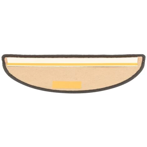 VidaXL Tapis D'escalier Autocollants 15 Pcs 56x20 Cm Argenté - Beige 5 VidaXL Tapis D'escalier Autocollants 15 Pcs 56x20 Cm Argenté - Beige – Image 5