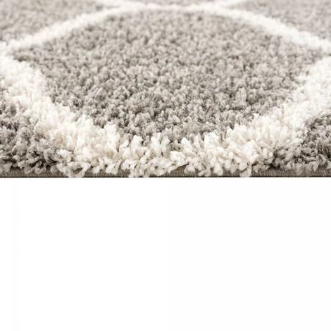 UNAMOURDETAPIS 150x150 Rond Tapis Shaggy 150x150 Cm Rond SG MADRID Gris Salon Adapté Au Chauffage Par Le Sol - Gris 3 UNAMOURDETAPIS 150x150 Rond Tapis Shaggy 150x150 Cm Rond SG MADRID Gris Salon Adapté Au Chauffage Par Le Sol - Gris – Image 3