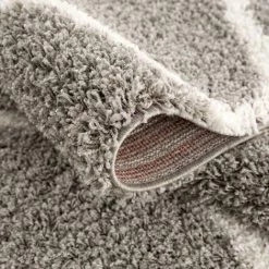 UNAMOURDETAPIS 150x150 Rond Tapis Shaggy 150x150 Cm Rond SG MADRID Gris Salon Adapté Au Chauffage Par Le Sol - Gris 9 UNAMOURDETAPIS 150x150 Rond Tapis Shaggy 150x150 Cm Rond SG MADRID Gris Salon Adapté Au Chauffage Par Le Sol - Gris -Tapis et paillasson Soldes 35702674 5