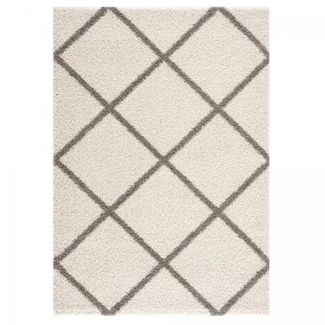 UNAMOURDETAPIS 80x80 Rond Tapis Shaggy 80x80 Cm Rond SG MADRAG Crème Couloir Adapté Au Chauffage Par Le Sol - Crème 2 UNAMOURDETAPIS 80x80 Rond Tapis Shaggy 80x80 Cm Rond SG MADRAG Crème Couloir Adapté Au Chauffage Par Le Sol - Crème – Image 2