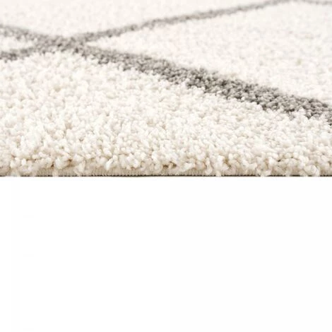UNAMOURDETAPIS 80x80 Rond Tapis Shaggy 80x80 Cm Rond SG MADRAG Crème Couloir Adapté Au Chauffage Par Le Sol - Crème 4 UNAMOURDETAPIS 80x80 Rond Tapis Shaggy 80x80 Cm Rond SG MADRAG Crème Couloir Adapté Au Chauffage Par Le Sol - Crème – Image 4