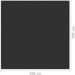 VidaXL Tapis De Tente 400x400 Cm Anthracite 7 VidaXL Tapis De Tente 400x400 Cm Anthracite -Tapis et paillasson Soldes 35784782 4