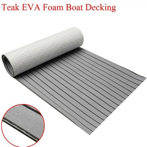INSMA 1200*2400*5mm EVA Marine Plancher Teck Feuille Bateau Tapis Yacht Bateau Tapis De Protection De Sol Gris 5 INSMA 1200*2400*5mm EVA Marine Plancher Teck Feuille Bateau Tapis Yacht Bateau Tapis De Protection De Sol Gris – Image 5