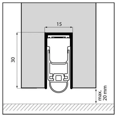 Plinthe Automatique Uni Proof - Taille : 113 - ELLEN 2 Plinthe Automatique Uni Proof - Taille : 113 - ELLEN – Image 2