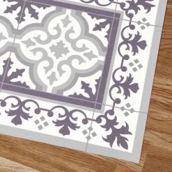 STORESDECO Tapis En Vinyle VinylFloor, Tapis Imprimé Et Antidérapant En PVC, Les Gris, 40 X 80cm 7 STORESDECO Tapis En Vinyle VinylFloor, Tapis Imprimé Et Antidérapant En PVC, Les Gris, 40 X 80cm -Tapis et paillasson Soldes 36533558 4