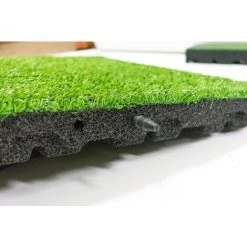 MFL Dalle En Caoutchouc Avec Couche Supérieure En Gazon Artificiel 55 Mm - 50x50 Cm - Avec Connecteurs 8 MFL Dalle En Caoutchouc Avec Couche Supérieure En Gazon Artificiel 55 Mm - 50x50 Cm - Avec Connecteurs -Tapis et paillasson Soldes 36749608 4