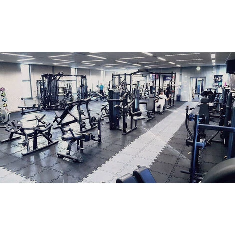 IVOL Sol Pour Salle De Sport - Puzzle 60x60cm - épaisseur 6 Mm - Noir 3 IVOL Sol Pour Salle De Sport - Puzzle 60x60cm - épaisseur 6 Mm - Noir – Image 3