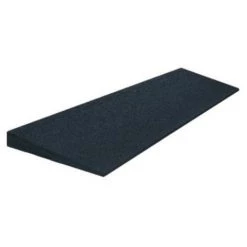 VIVOL Bande Inclinée En Caoutchouc - 75 X 25 Cm - 45 Mm D'épaisseur - Noir