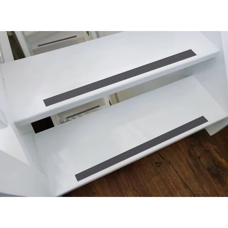 VIVOL Bande D'escalier Antidérapante En Caoutchouc Auto-adhésive - Gris - Largeur 27 Mm - Longueur 15 Mètres 1 VIVOL Bande D'escalier Antidérapante En Caoutchouc Auto-adhésive - Gris - Largeur 27 Mm - Longueur 15 Mètres