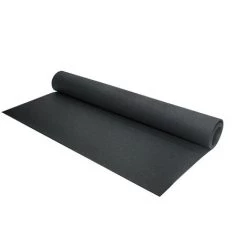 VIVOL Sol Pour Salle De Sport - Au Mètre Linéaire - Largeur 1,25 M - Epaisseur 10 Mm - Noir -Tapis et paillasson Soldes 36750301 3