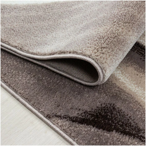 ALLOTAPIS Tapis Pour Salon Rectangle Effet Courbe Alabama Marron 200x290 - Marron 4 ALLOTAPIS Tapis Pour Salon Rectangle Effet Courbe Alabama Marron 200x290 - Marron – Image 4