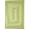 DELADECO Tapis Design Pour Terrasse Et Salon Rectangle Naples Vert 133x190 - Vert