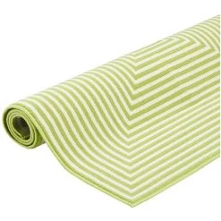 DELADECO Tapis Design Pour Terrasse Et Salon Rectangle Naples Vert 133x190 - Vert 8 DELADECO Tapis Design Pour Terrasse Et Salon Rectangle Naples Vert 133x190 - Vert -Tapis et paillasson Soldes 36759433 4