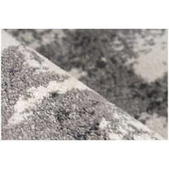 ALLOTAPIS Tapis Design Pour Salon Rectangle à Mèches Courtes Julia Argenté 160x230 - Argenté -Tapis et paillasson Soldes 36761426 4