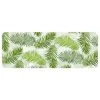 Paris Prix - Tapis D'entrée Imprimé "green Feuilles" 45x120cm Vert