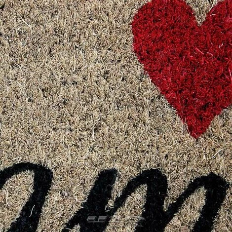 Paris Prix - Paillasson Rectangulaire "casita" 40x60cm Naturel 2 Paris Prix - Paillasson Rectangulaire "casita" 40x60cm Naturel – Image 2