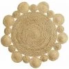 Paris Prix - Tapis Déco Rond En Jute "cordou" 90cm Naturel