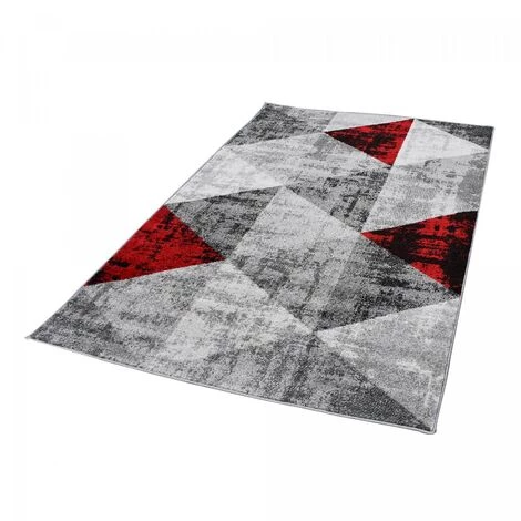 JADOREL Tapis Salon 120x170 Cm Rectangulaire SOLTAM Rouge Entrée Adapté Au Chauffage Par Le Sol - Rouge 5 JADOREL Tapis Salon 120x170 Cm Rectangulaire SOLTAM Rouge Entrée Adapté Au Chauffage Par Le Sol - Rouge – Image 5