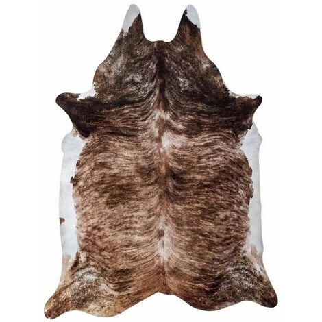 Paris Prix - Tapis Peau De Vache "imitation" 120x158cm Marron 1 Paris Prix - Tapis Peau De Vache "imitation" 120x158cm Marron