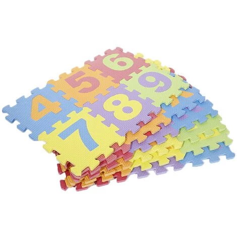YONGQING Tapis Puzzle 36pcs 26 Lettres+10 Chiffres En Mousse EVA 16*16cm Pour Bébé/Enfant - Couleur 3 YONGQING Tapis Puzzle 36pcs 26 Lettres+10 Chiffres En Mousse EVA 16*16cm Pour Bébé/Enfant - Couleur – Image 3