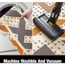 TRIOMPHE Paillasson Antidérapant, Tapis De Porte | Doux | Lavable En Machine | Absorbant Et Résistant | Tapis Entrée Pour Intérieur, Extérieur, Chambre, Cuisine, Couloir - 50 X 80 Cm, Jaune 9 TRIOMPHE Paillasson Antidérapant, Tapis De Porte | Doux | Lavable En Machine | Absorbant Et Résistant | Tapis Entrée Pour Intérieur, Extérieur, Chambre, Cuisine, Couloir - 50 X 80 Cm, Jaune -Tapis et paillasson Soldes 37009361 5