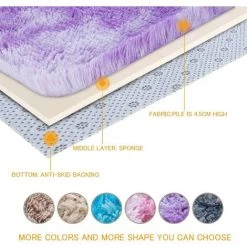 BEARSU Tapis Shaggy Doux Pour Chambre à Coucher Tapis De Salon Moelleux Tapis De Pépinière Filles Tapis Enfants Décor à La Maison Tapis 4 X 5,3 Pieds Gris 7 BEARSU Tapis Shaggy Doux Pour Chambre à Coucher Tapis De Salon Moelleux Tapis De Pépinière Filles Tapis Enfants Décor à La Maison Tapis 4 X 5,3 Pieds Gris -Tapis et paillasson Soldes 37035024 3