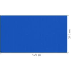 VidaXL Tapis De Tente 250x450 Cm Bleu 7 VidaXL Tapis De Tente 250x450 Cm Bleu -Tapis et paillasson Soldes 37090237 4