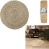 TAPIS ROND JUTE 80CM