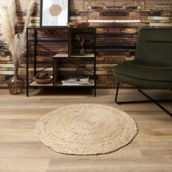 TAPIS ROND JUTE 80CM -Tapis et paillasson Soldes 37105420 3
