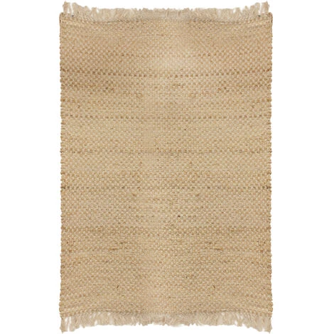 TAPIS JUTE AVEC FRANGES 120X170CM 2 TAPIS JUTE AVEC FRANGES 120X170CM – Image 2